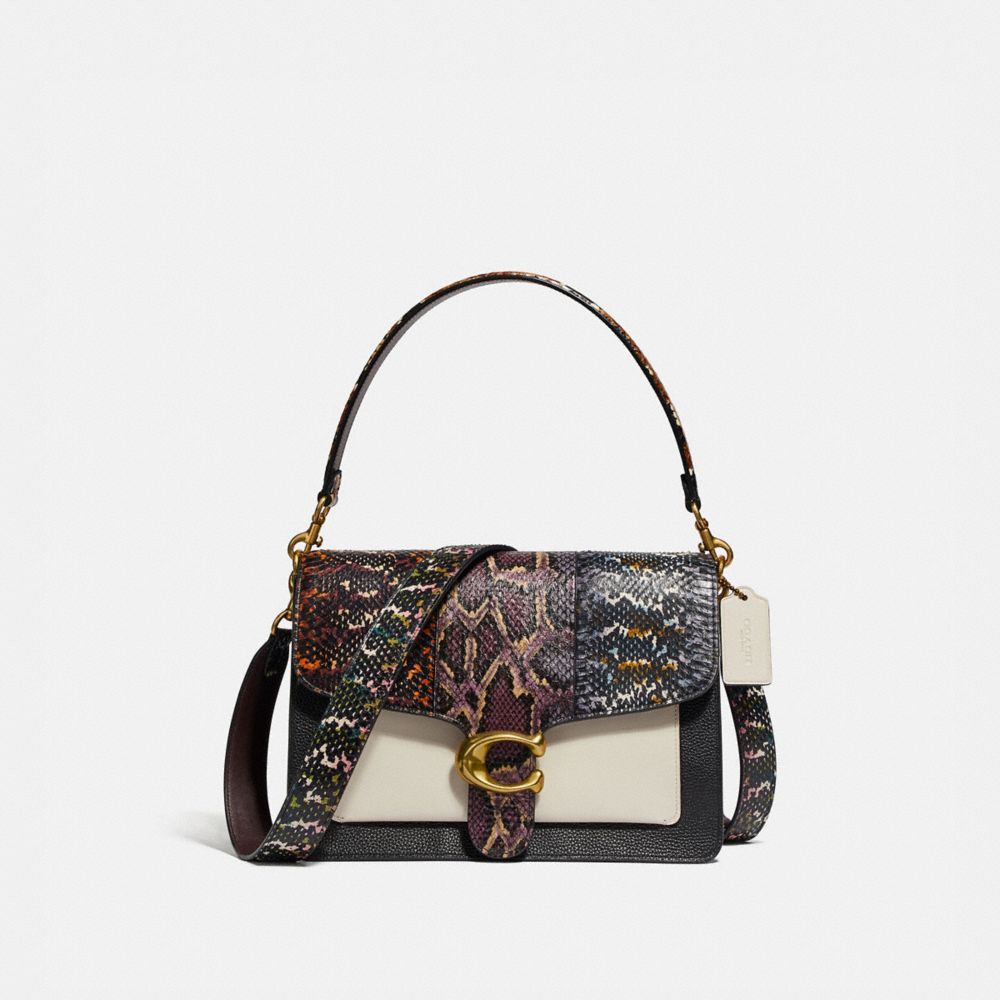 coach snakeskin satchel