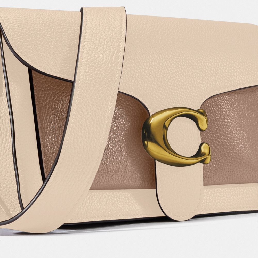 Coach Tabby Shoulder Bag 26 in Colorblock Brass/Ivory Taupe Multi DEFAULT_CATEGORY Alternate View 4