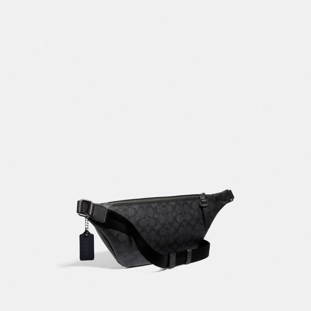 rivington belt bag in signature leather