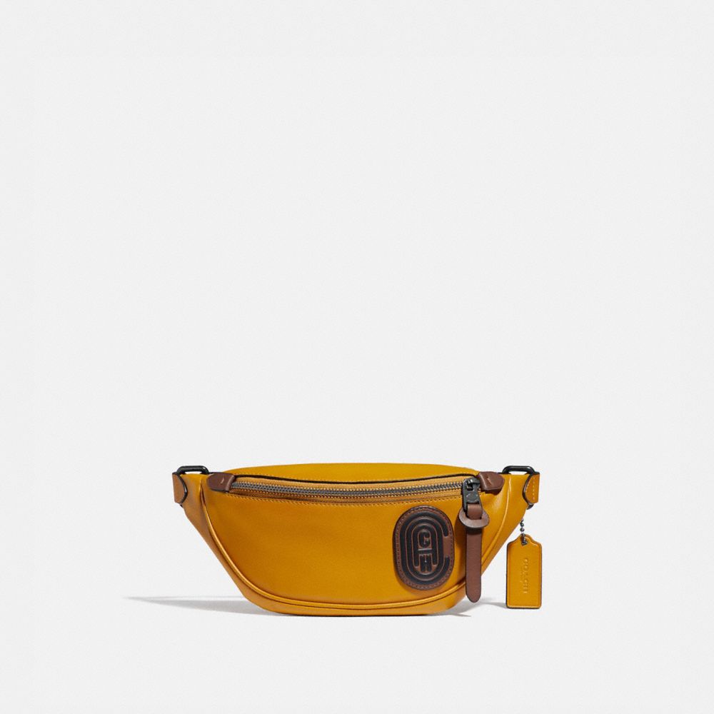 yellow coach handbag