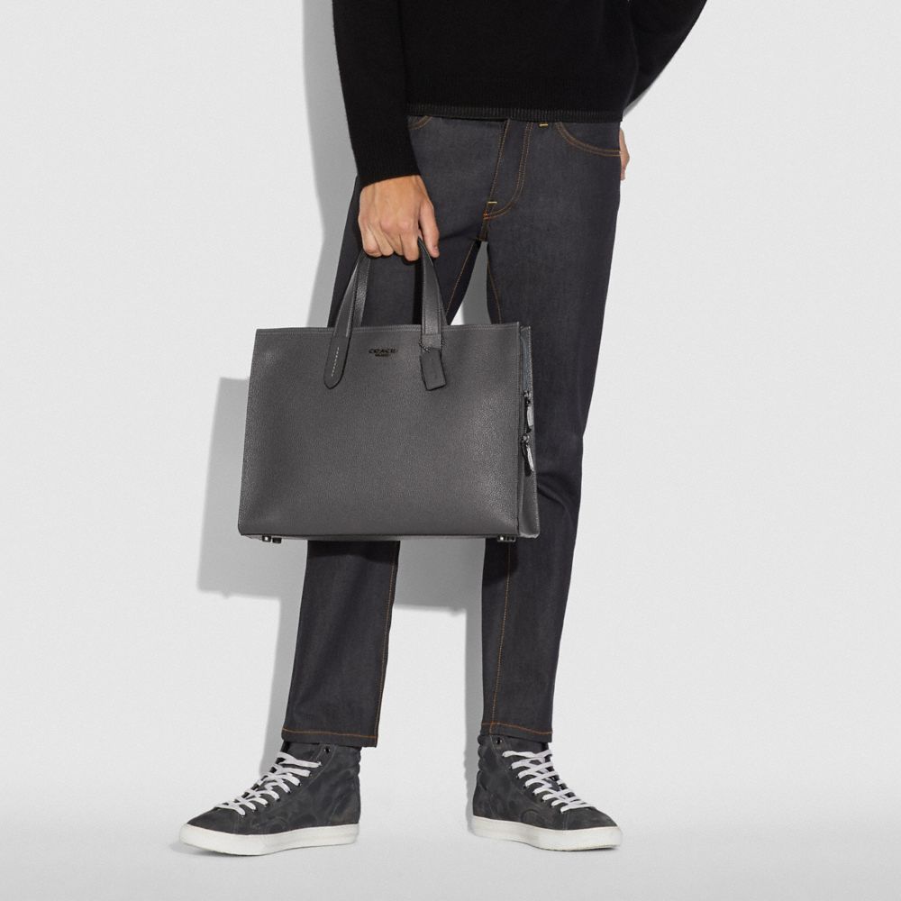 coach men's briefcase bag