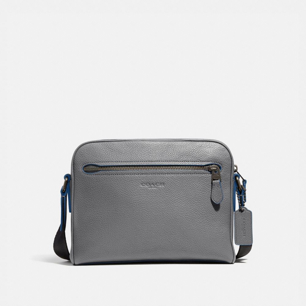 coach grey shoulder bag