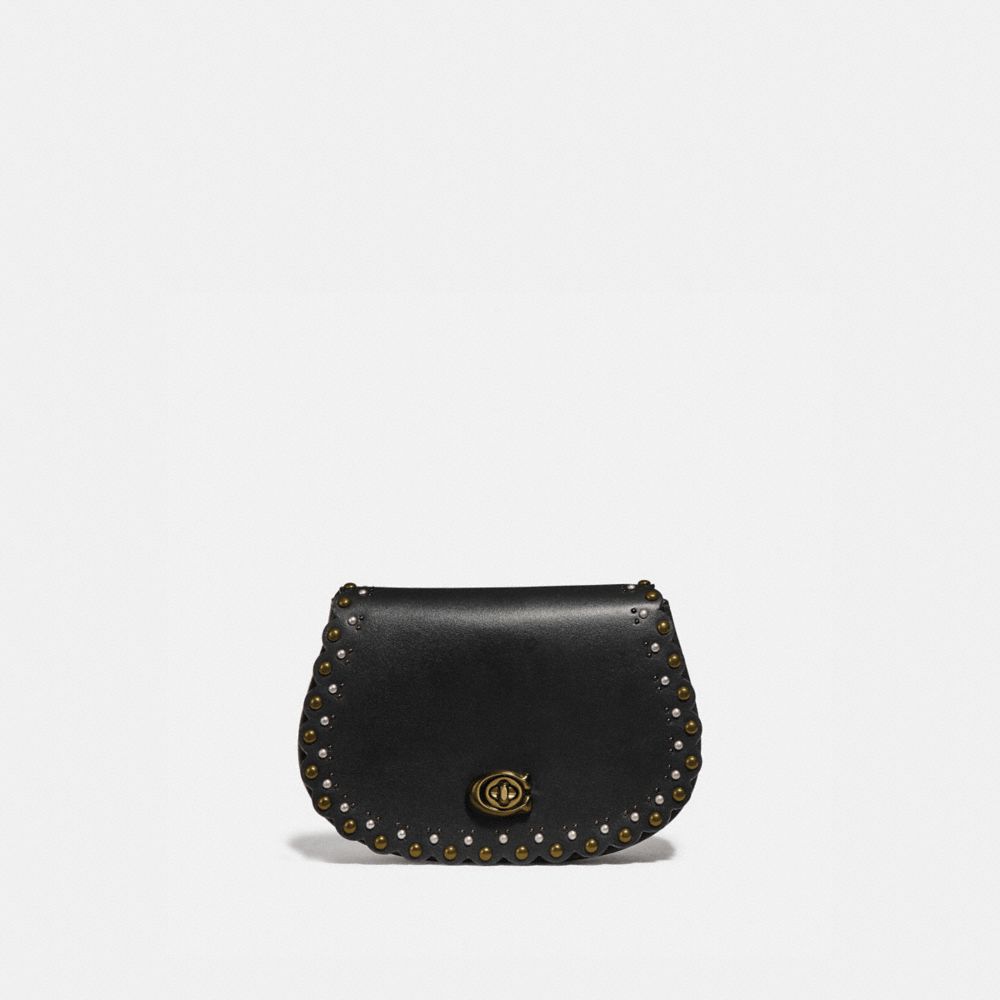 Saddle Belt Bag With Scallop Rivets COACH