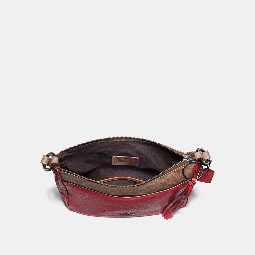 coach coated canvas signature chaise crossbody