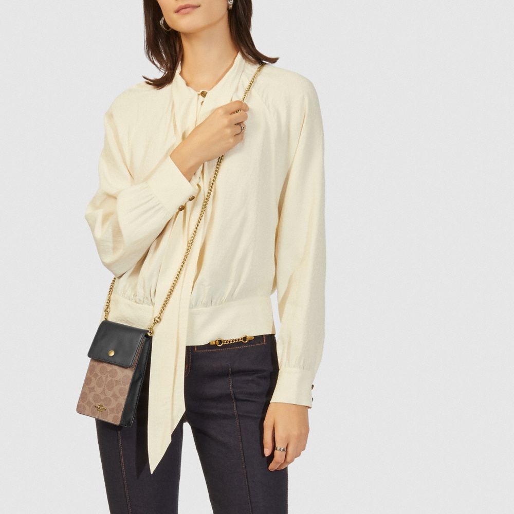 coach crossbody phone wallet