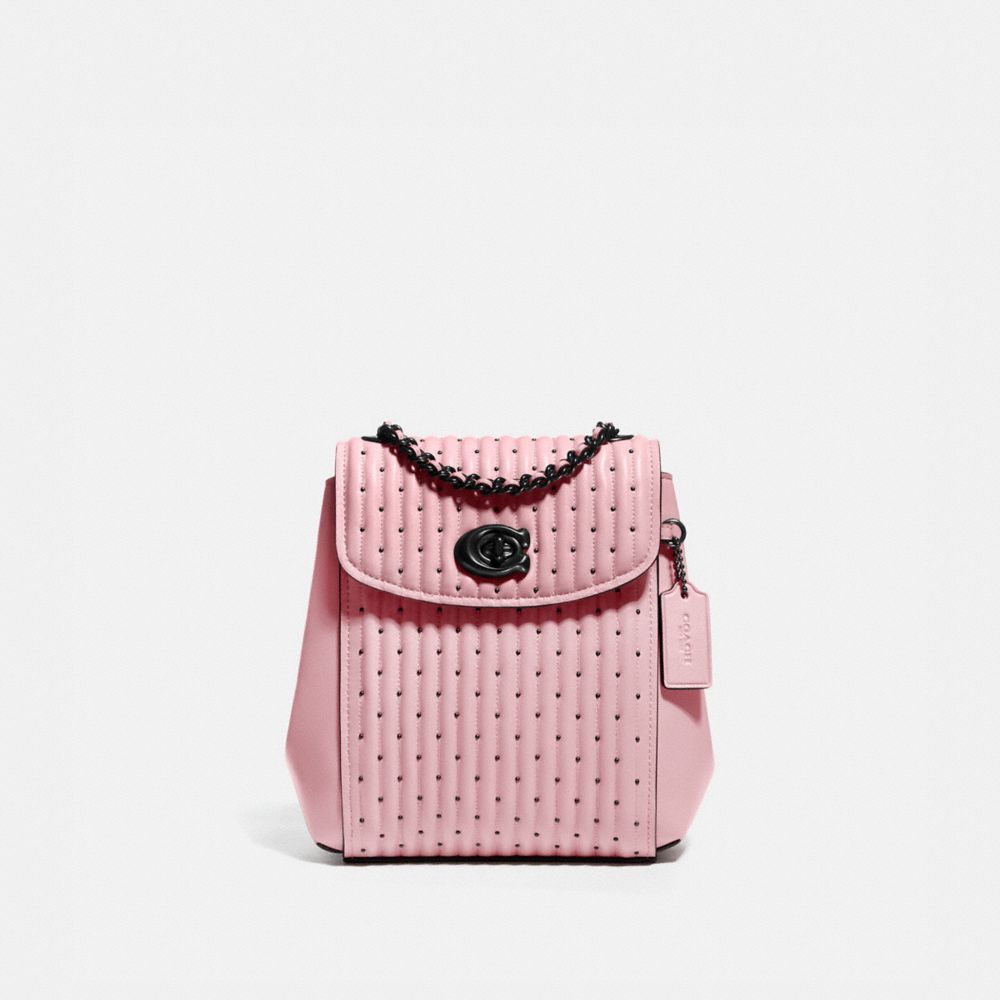 coach quilted backpack