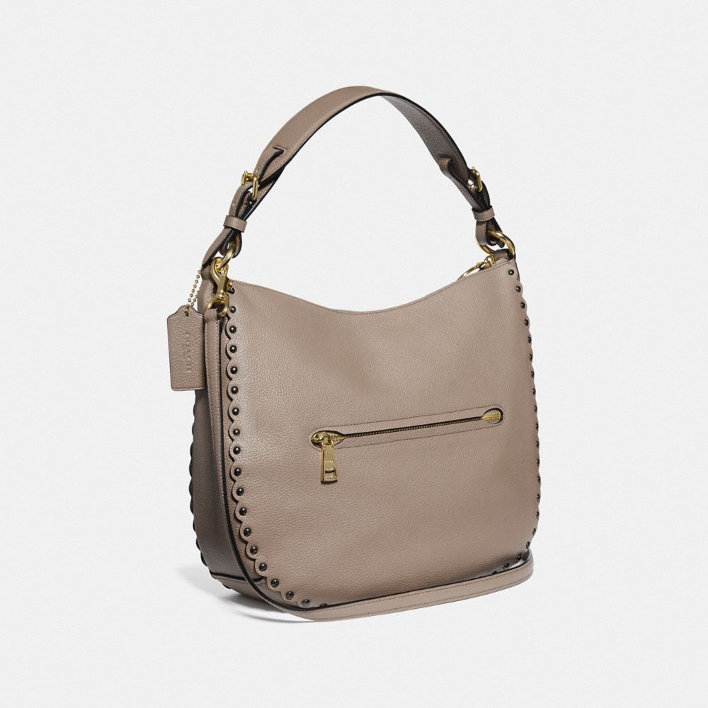 COACH Sutton Hobo With Scallop Rivets