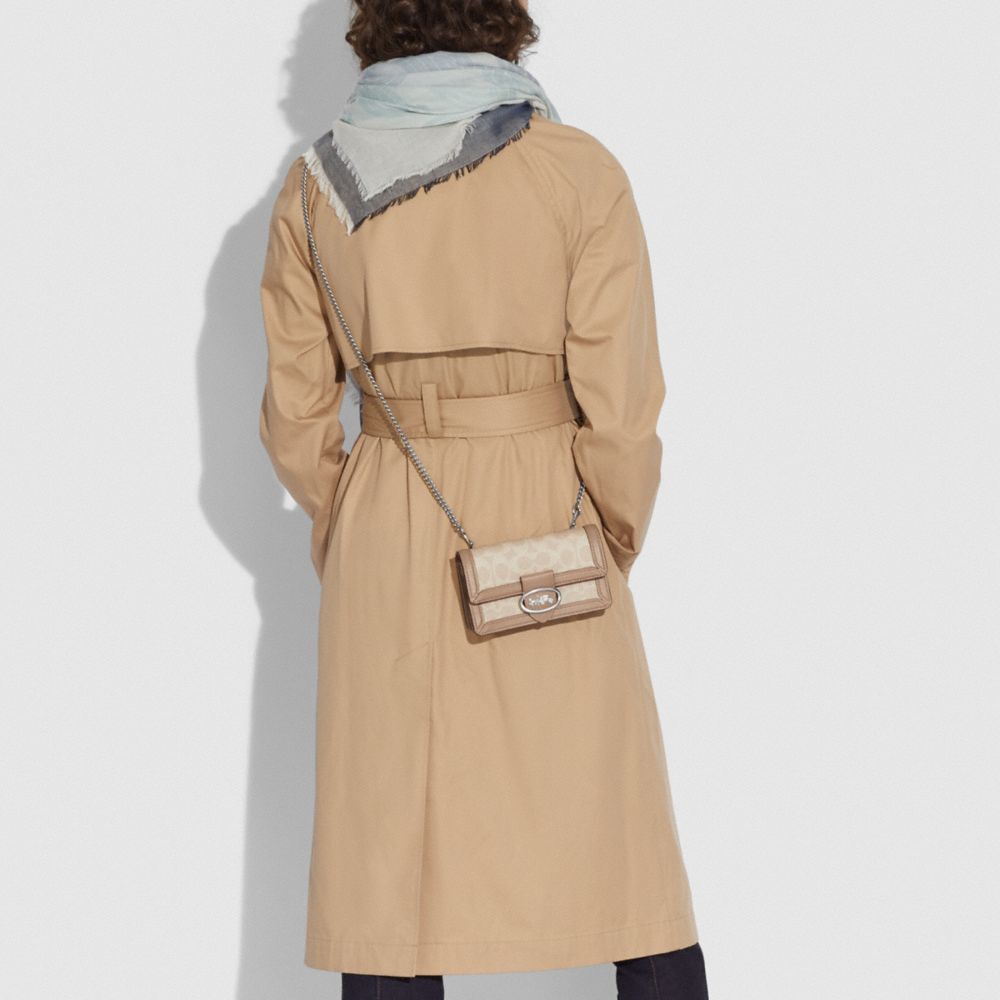 Coach Riley Convertible Belt Bag in Colorblock Signature Canvas Lh/Sand Taupe Women Bags Belt Bags Alternate View 4