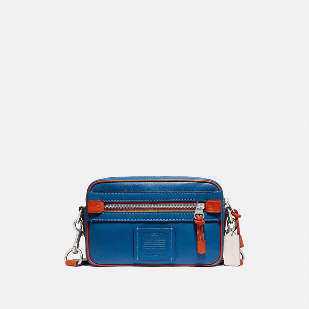 academy crossbody with varsity zipper