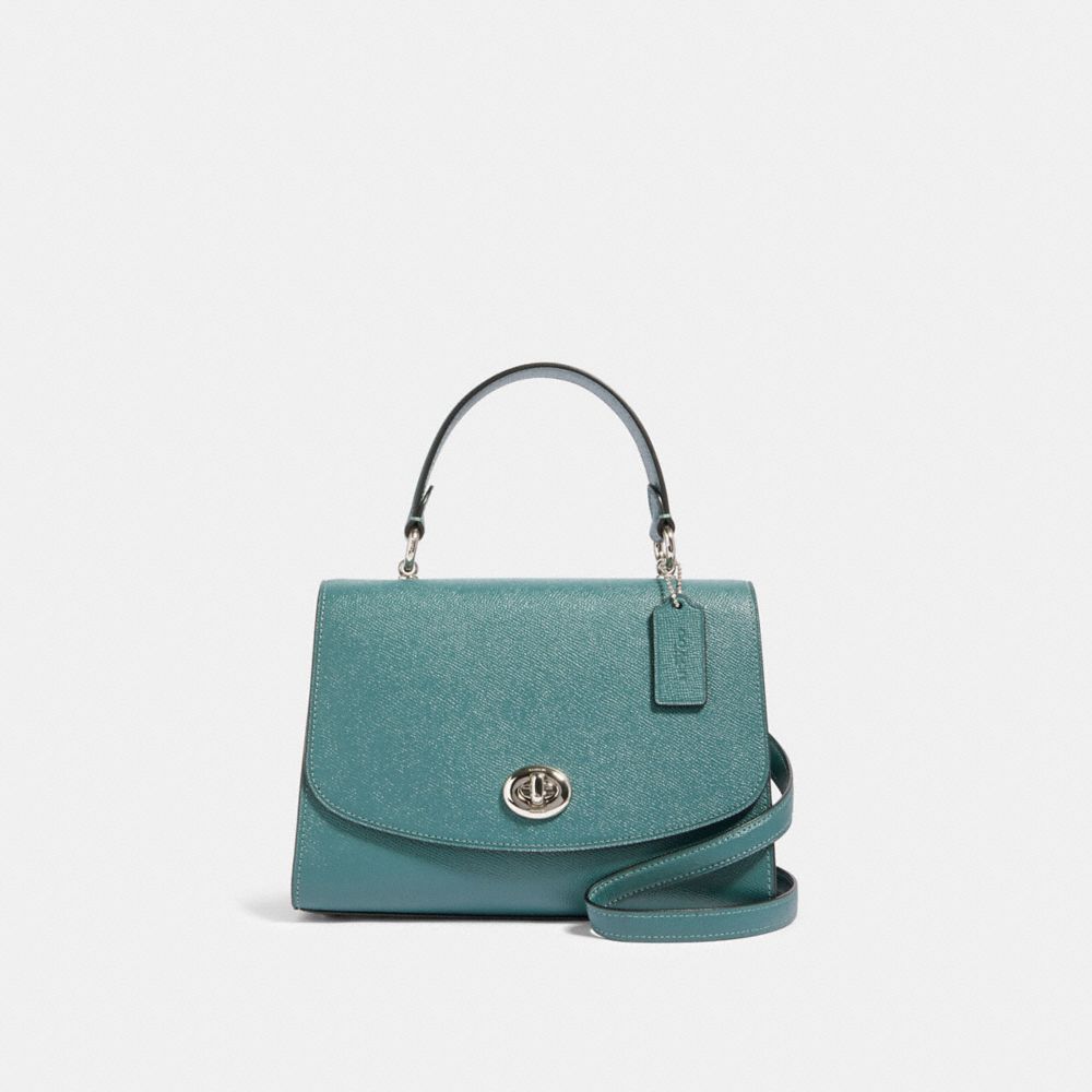 turquoise handbag