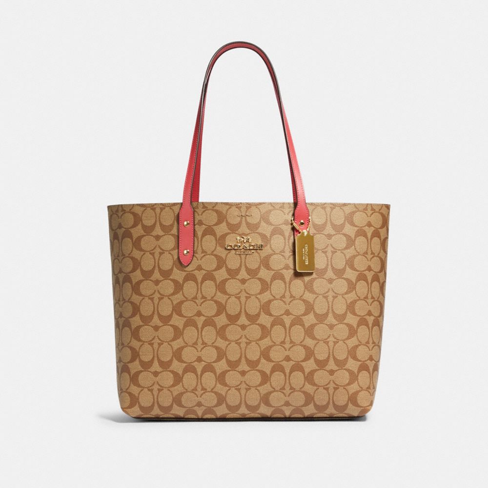 coach town tote