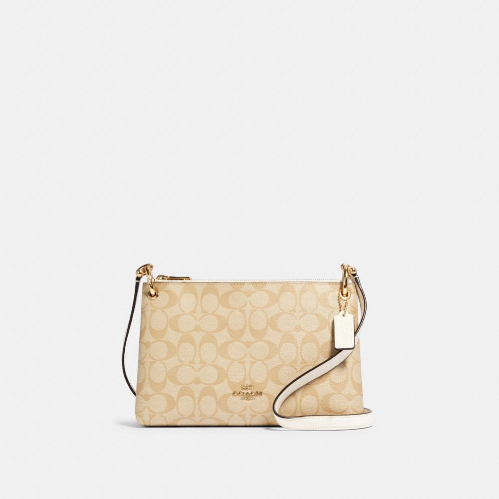 coach crossbody beige