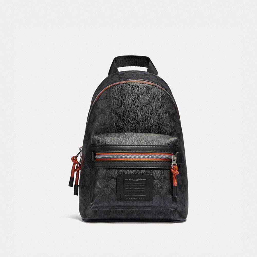 academy pack in signature canvas with varsity zipper