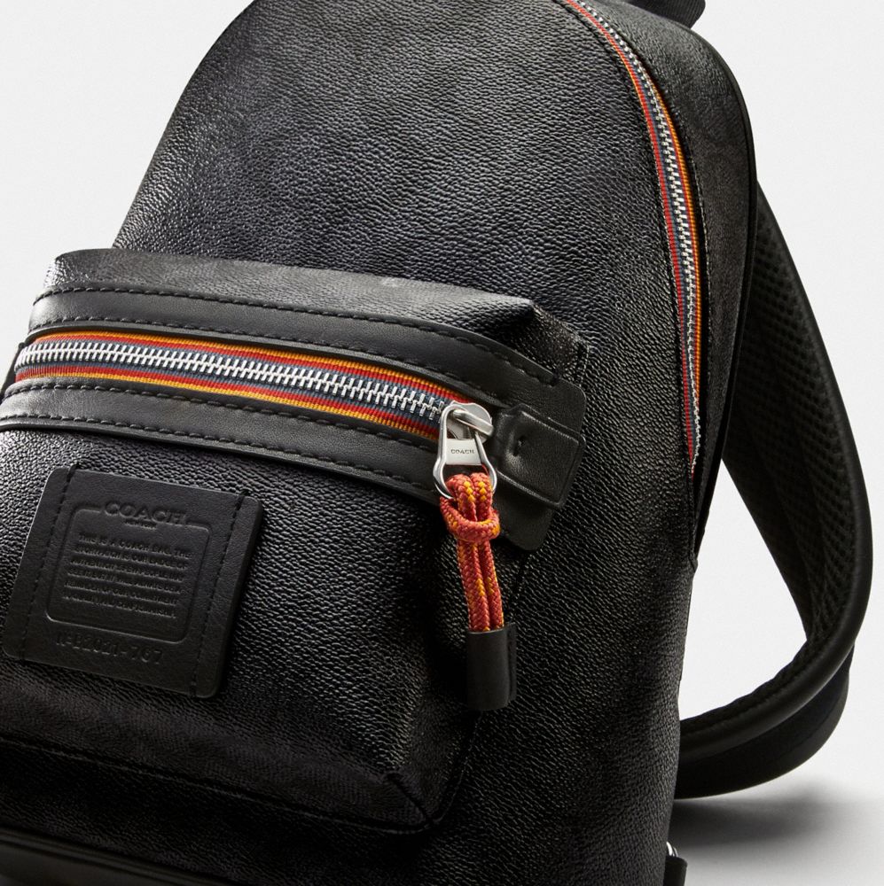Coach Academy Backpack In Signature Canvas IUCN Water