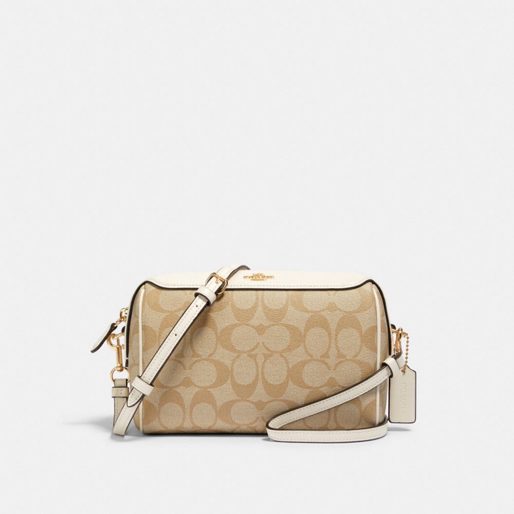 coach mini bennett satchel in signature canvas