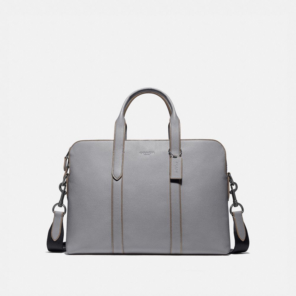 coach black briefcase