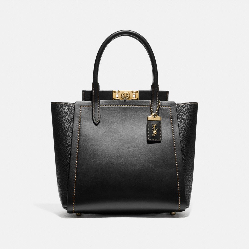 coach black tote