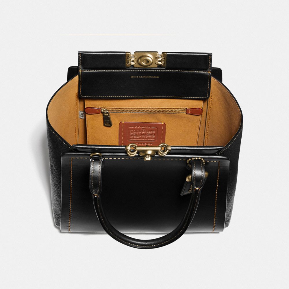 coach leather tote