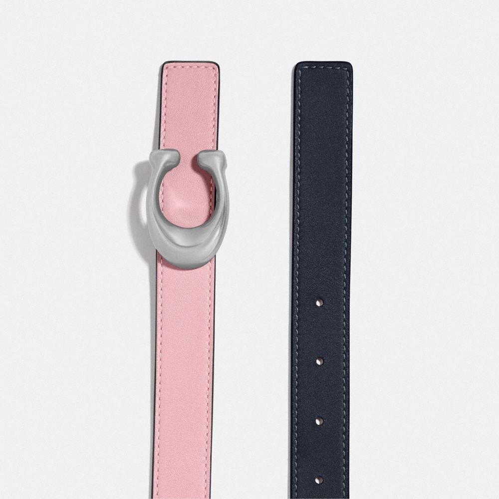 coach signature buckle belt