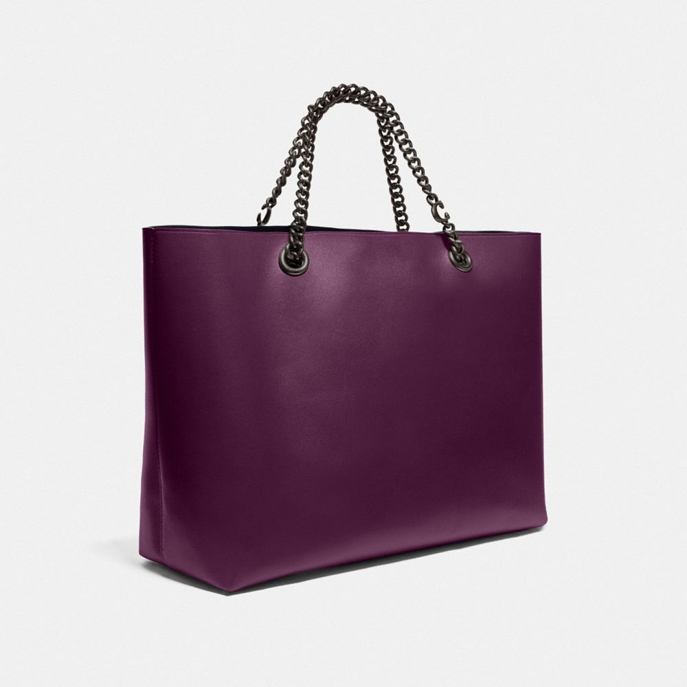 COACH Signature Chain Central Tote