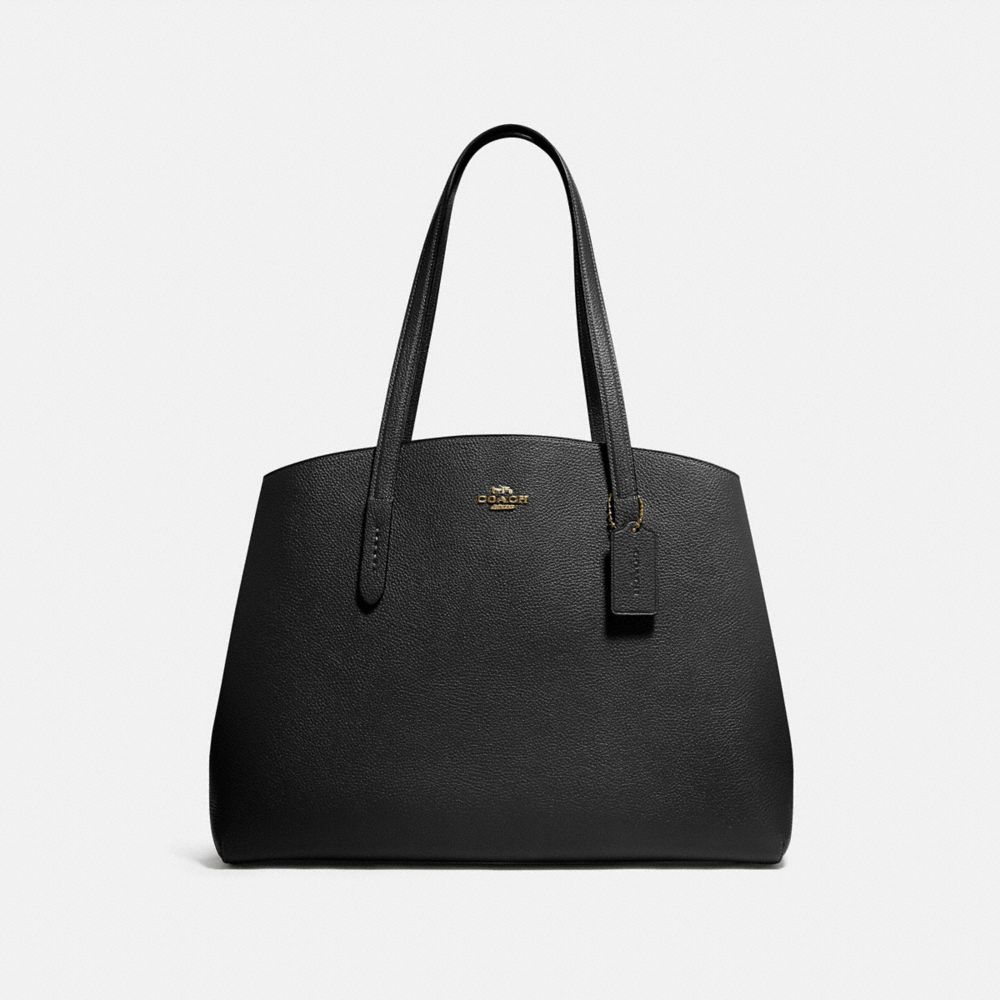 coach charlie carryall black