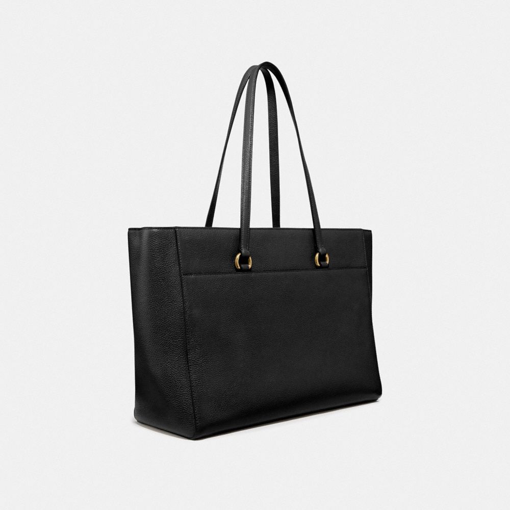 coach black tote