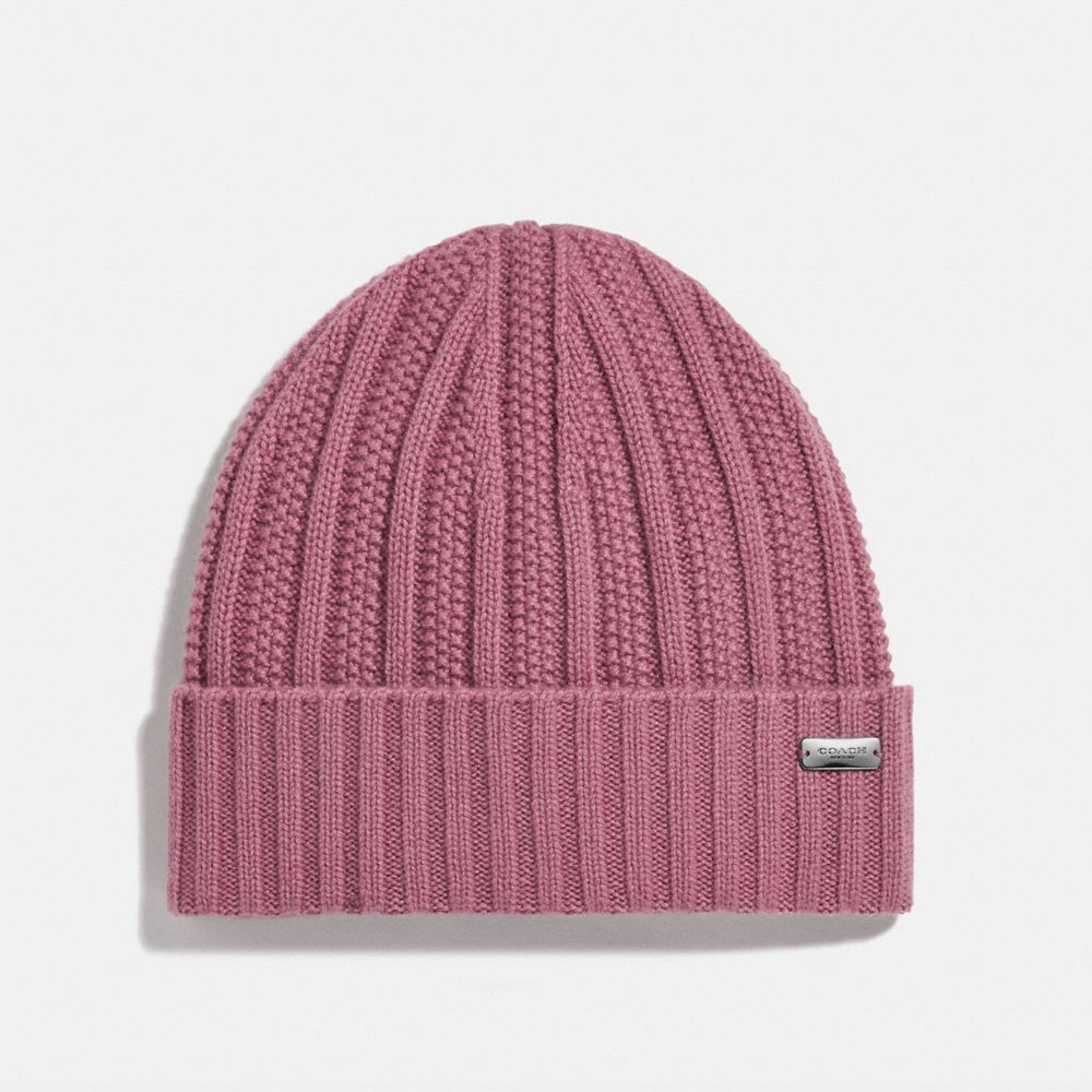 Cashmere Seed Stitch Knit Hat