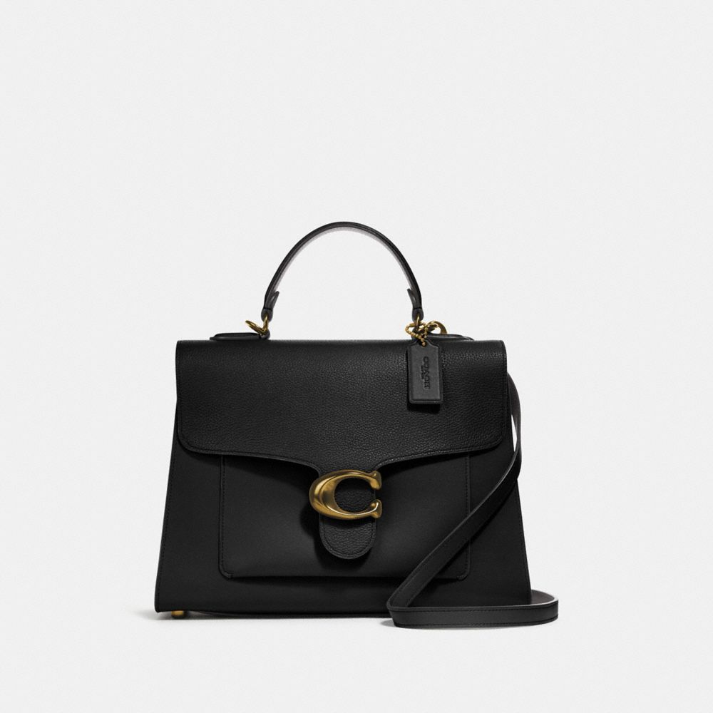 top handle black bag