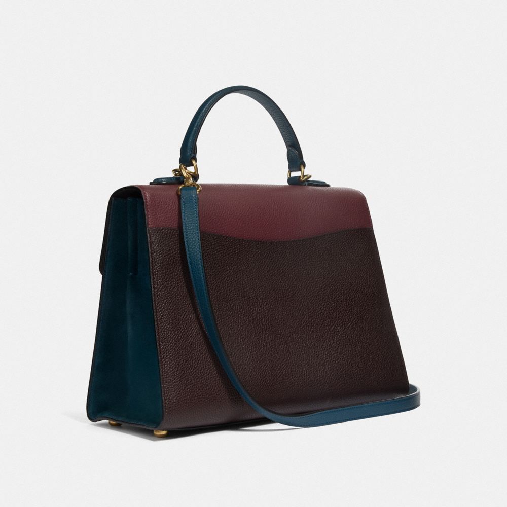 COACH Tabby Top Handle In Colorblock