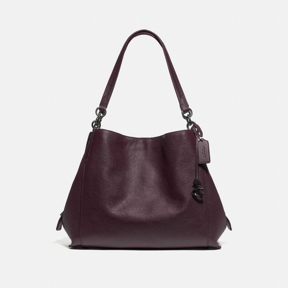 pebble leather tote bag