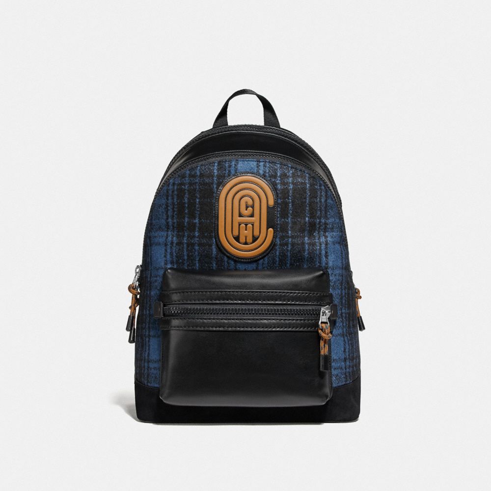 coach backpack blue