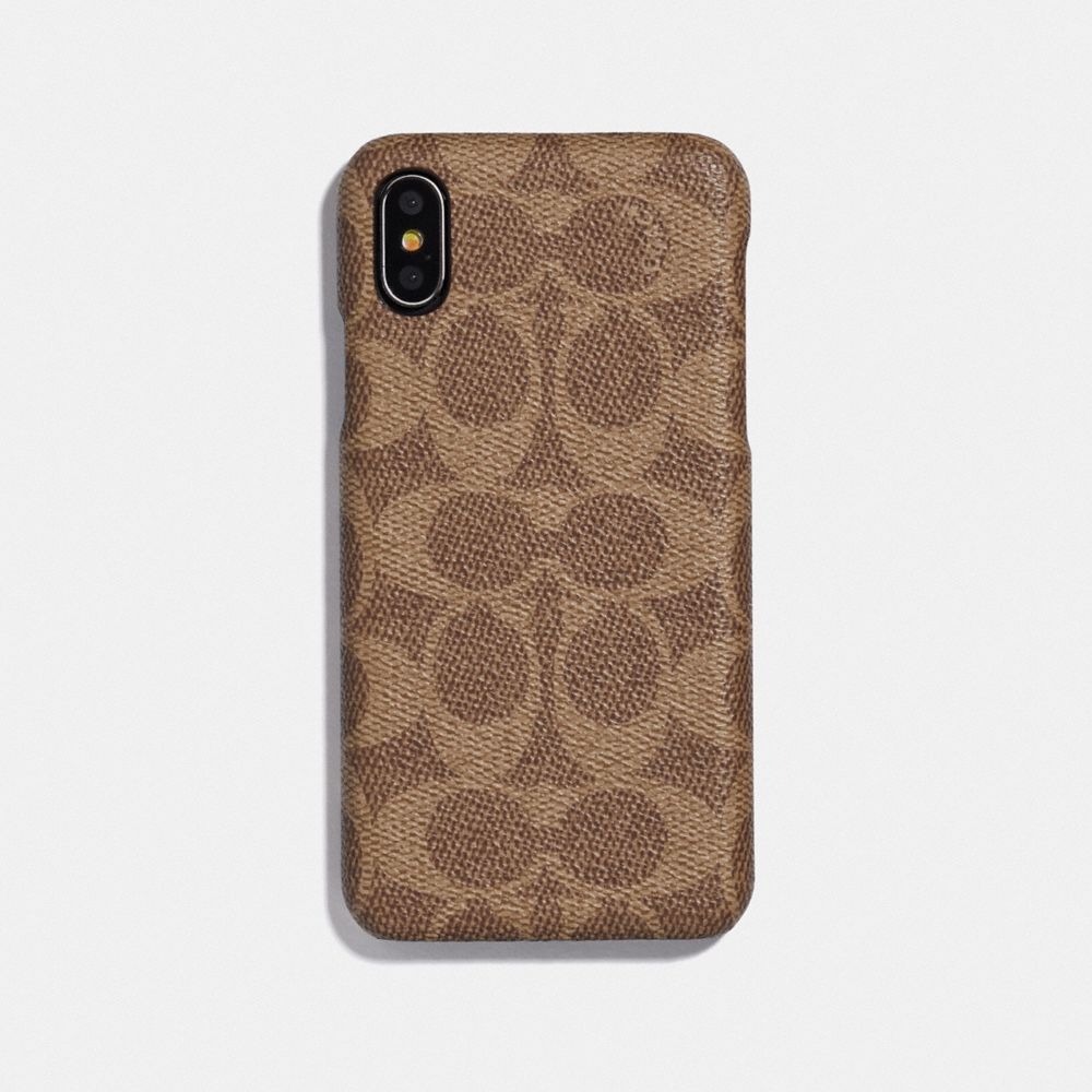 COACH Iphone X/xs Case In Signature Canvas