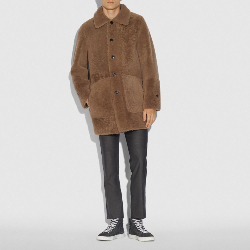 COACH: Reversible Shearling Coat