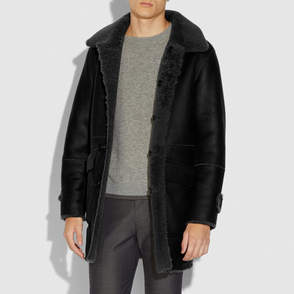 COACH: Reversible Shearling Coat