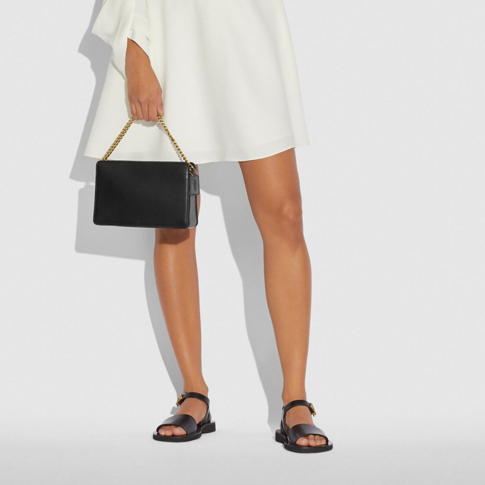 coach gold crossbody bag
