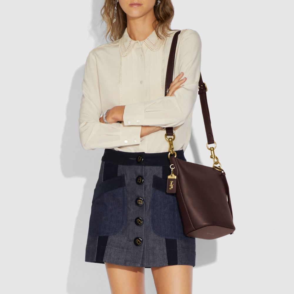 furla black shoulder bag