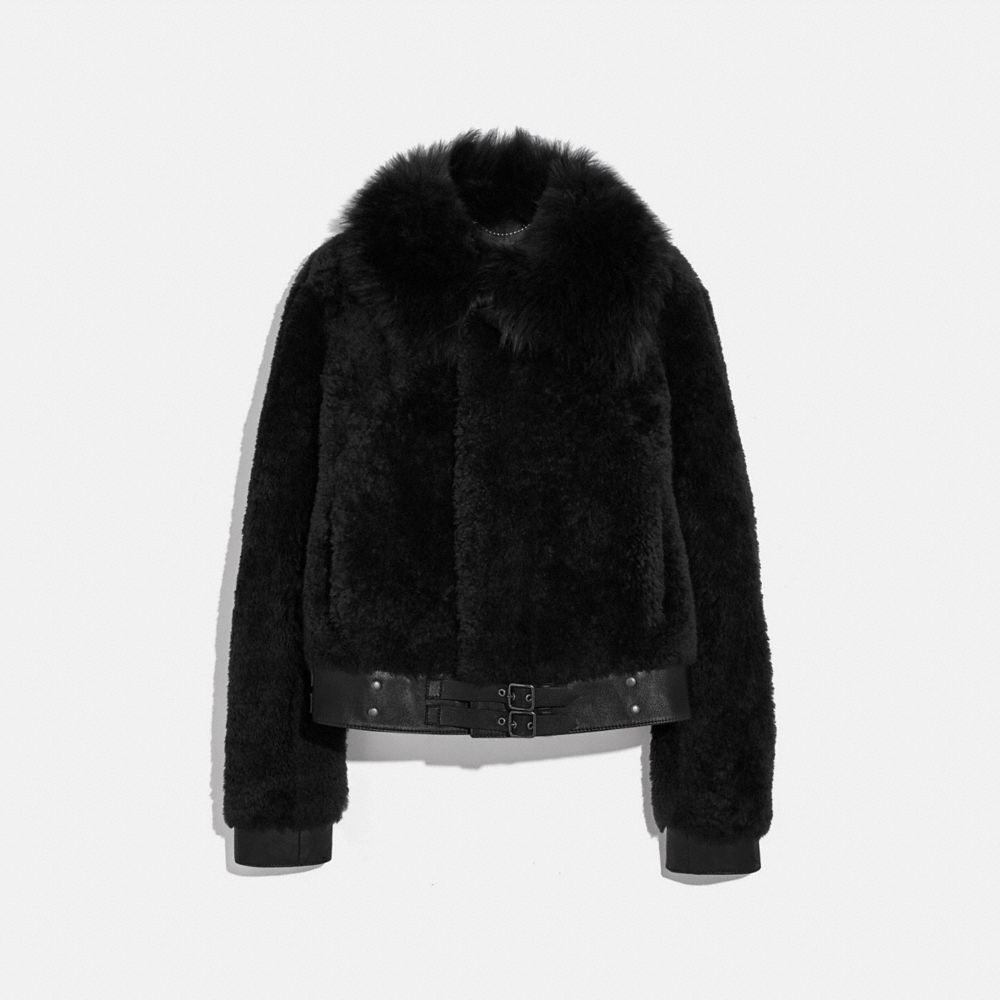 shearling jacket women