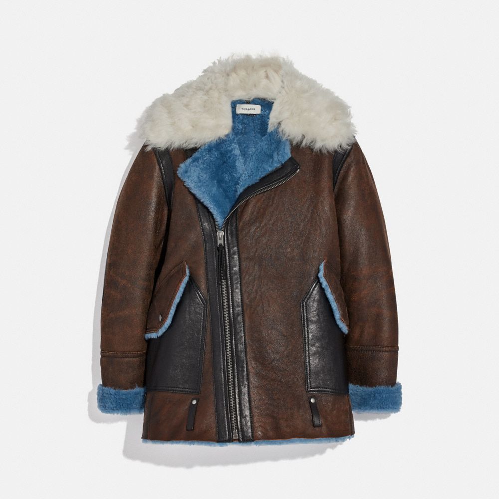 coach mens fur jacket