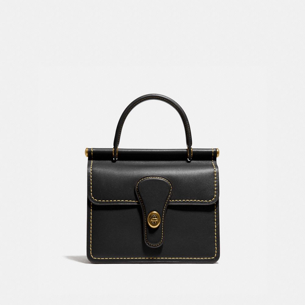 Coach Willis Top Handle 18 In Brass/black ModeSens