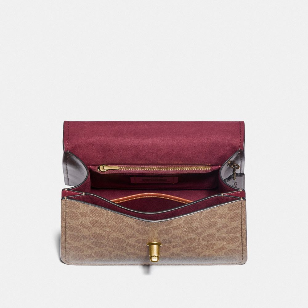 COACH Parker Top Handle In Colorblock Signature Canvas