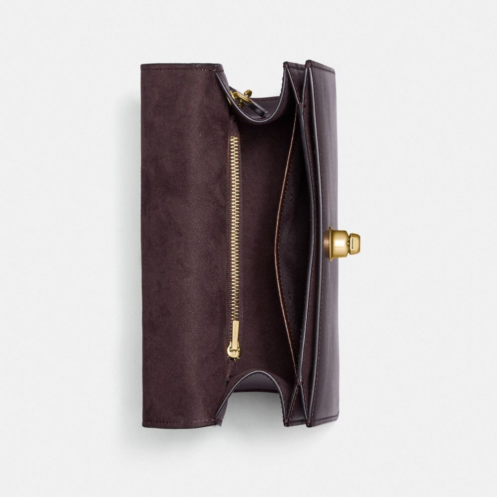 COACH Parker Top Handle In Blocked Snakeskin