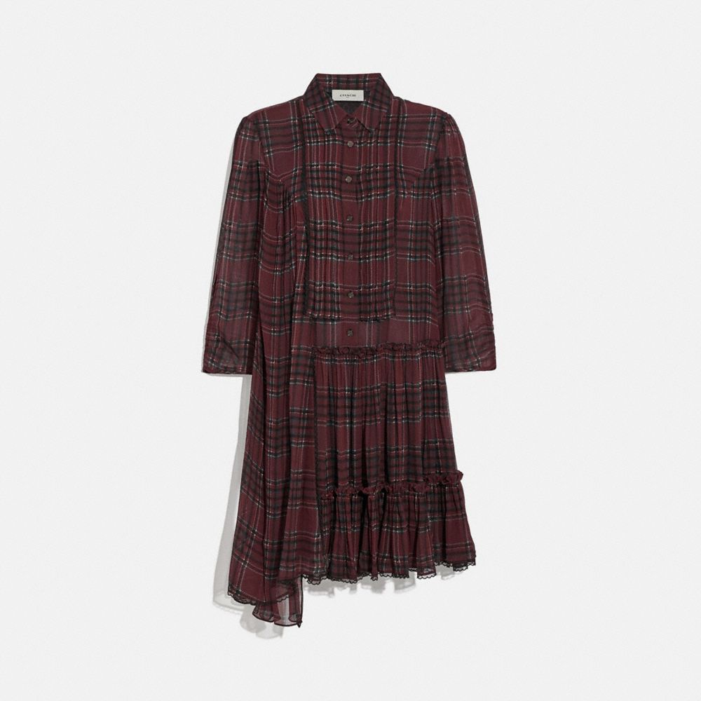 COACH Printed Asymmetrical Dress