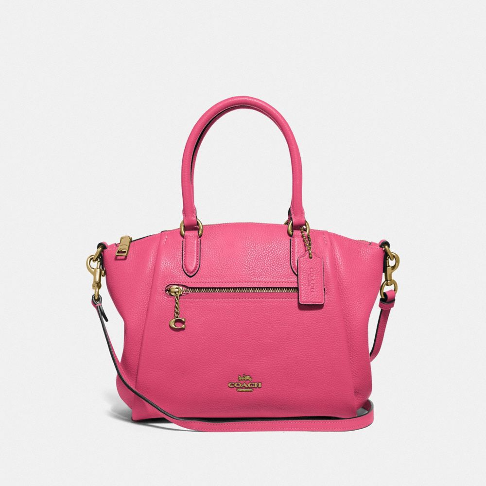 QA_AUTO Elise Satchel, Brass/Confetti Pink, ProductTile