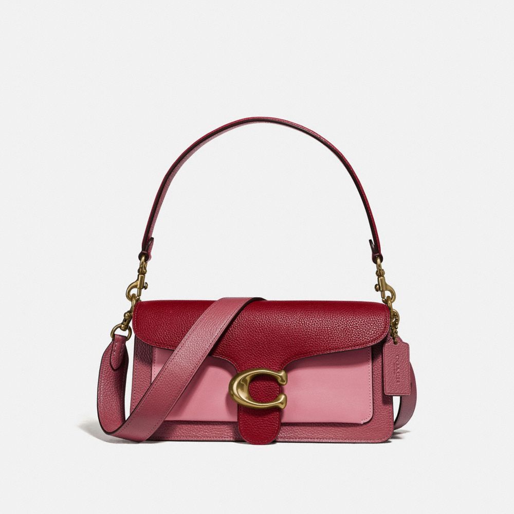 coach shoulder bag pink