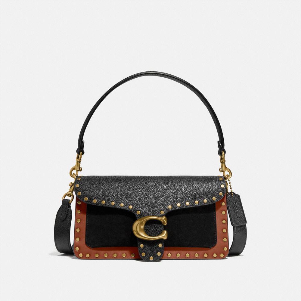 coach tabby leather shoulder bag