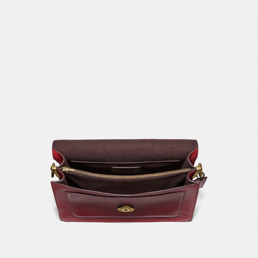 red coach shoulder bag