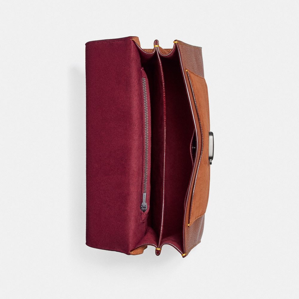 Coach Tabby Top Handle Pewter/1941 Saddle Women Bags Satchels Alternate View 2