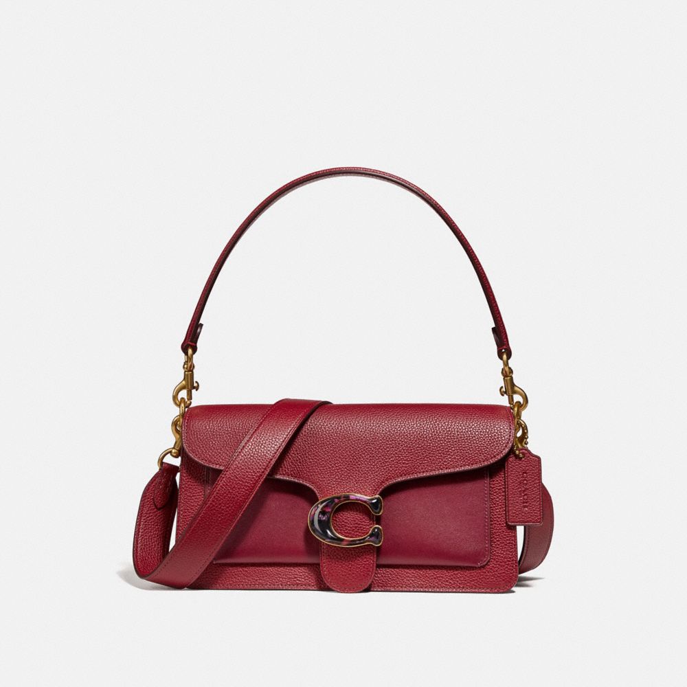 red coach shoulder bag