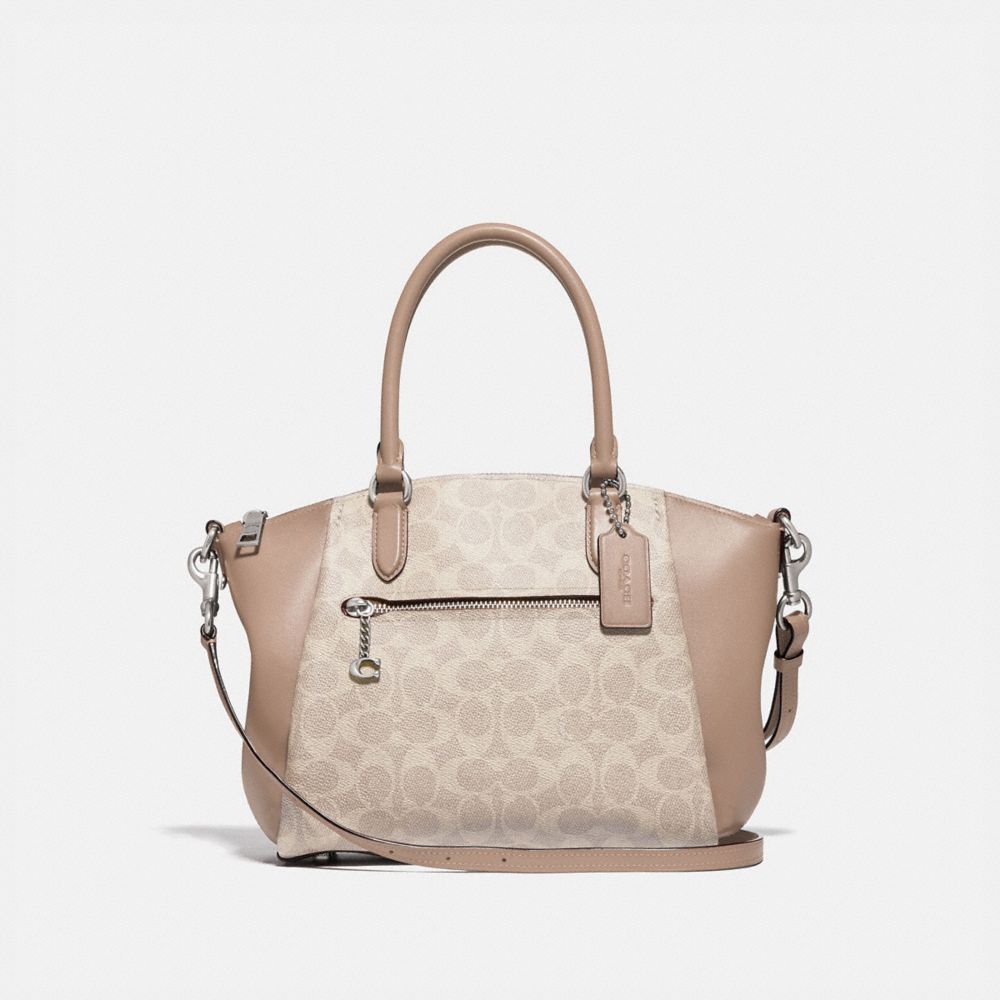 COACH Elise Satchel In Signature Canvas