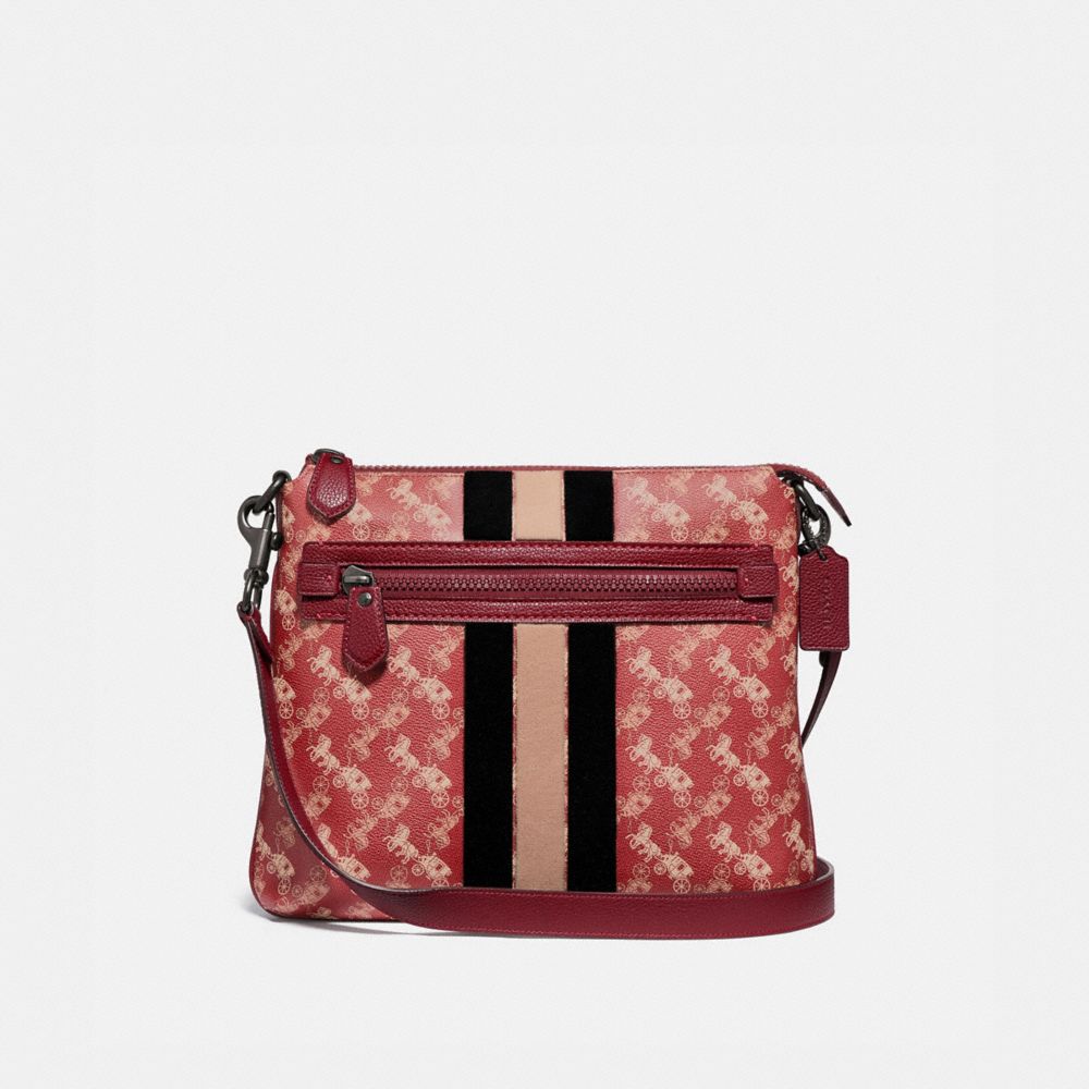 coach red crossbody